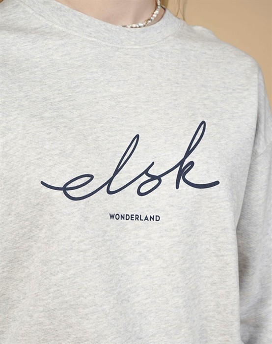 Signed Skyum Crewneck - Snow Melange